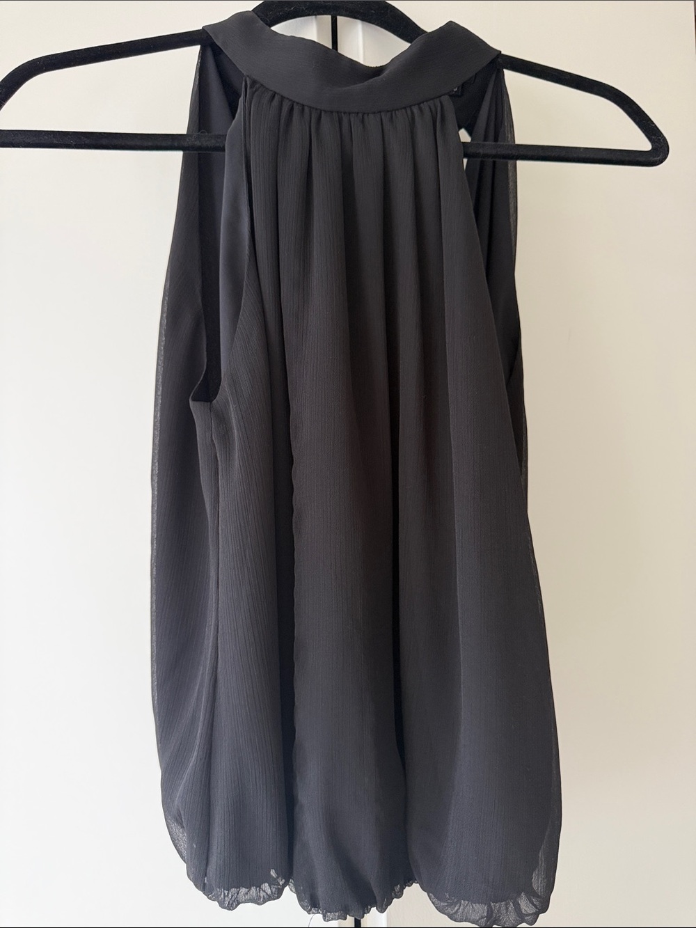 Alice + Olivia Black Halter-Style Skirt